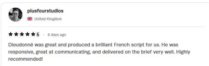 Avis Client Plus Four Studios